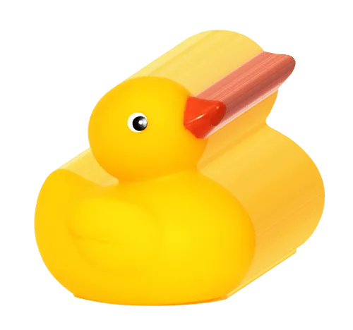 a yellow rubber duck